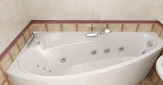 Установка угловой ванны в Пыть-яхе - профессиональный монтаж от СантехДомПть от 3135 рублей